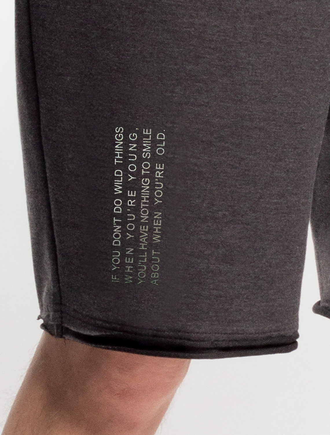 картинка Шорты мужские т.серый меланж от магазина Одежда+